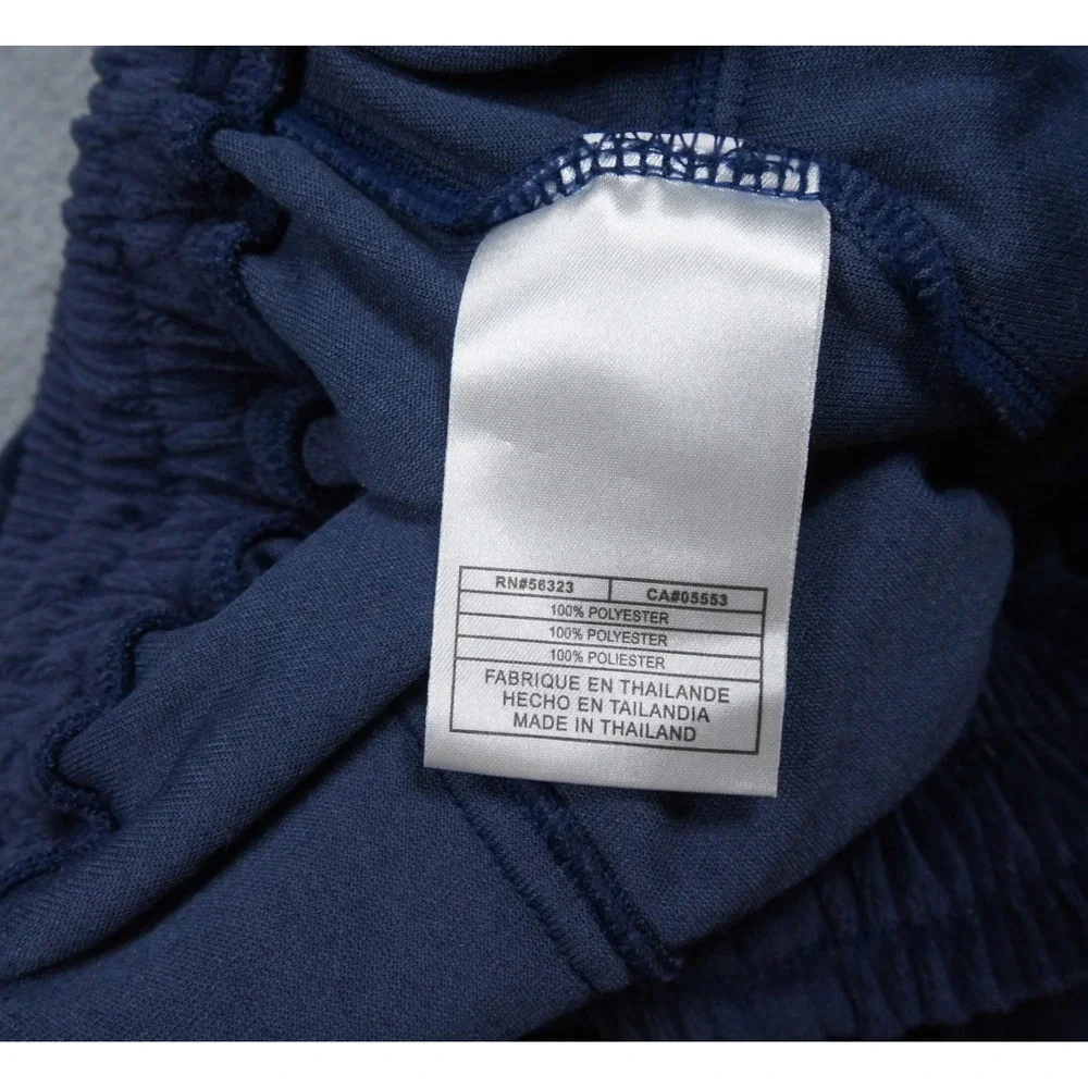 Vintage Air Jordan Pants Mens Large Blue Velour Baggy Athletic Warm Up Y2K